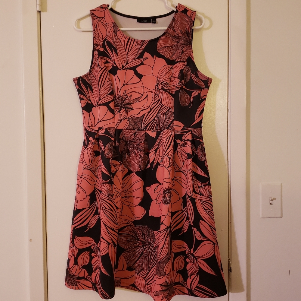Apt.9 Sleeveless Fit & Flare Floral Dress